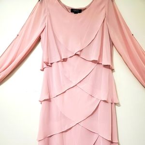 New Ignite Evening light pink dress size 12